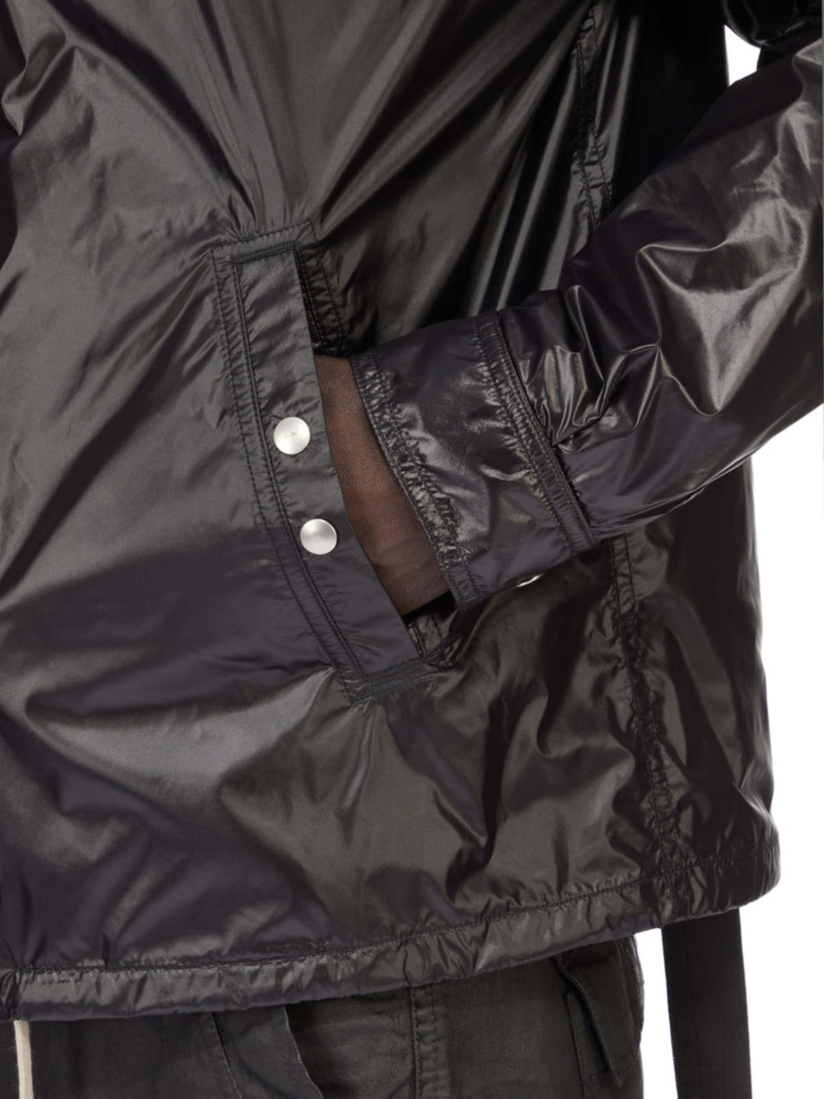 Rick Owens Zip Front Jacket - Black - Image 9 of 9
