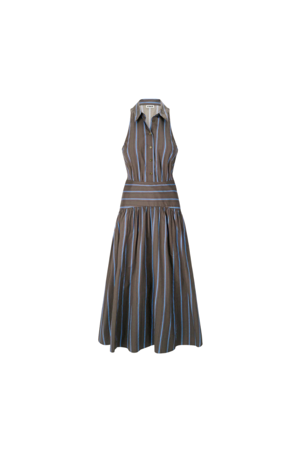 Staud Romy Dress - Huntington Stripe