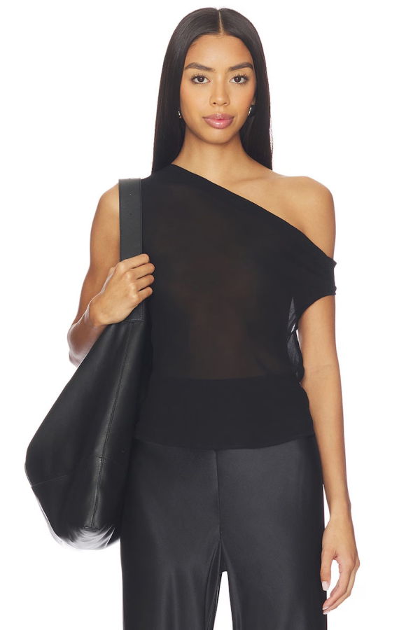 Enza Costa Airy Off-Shoulder Top