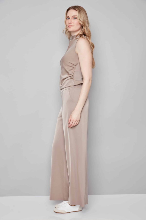 I Love Tyler Madison Wide Leg Pants - Almond