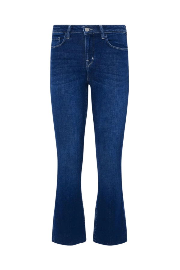L'agence Kendra High Rise Crop Flare Jeans