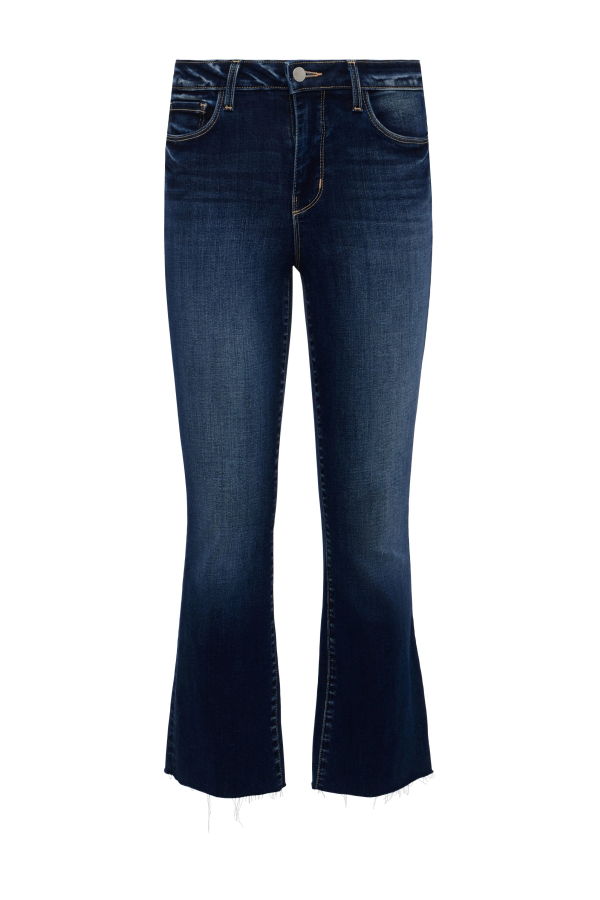 L'agence Kendra High Rise Crop Flare Jeans