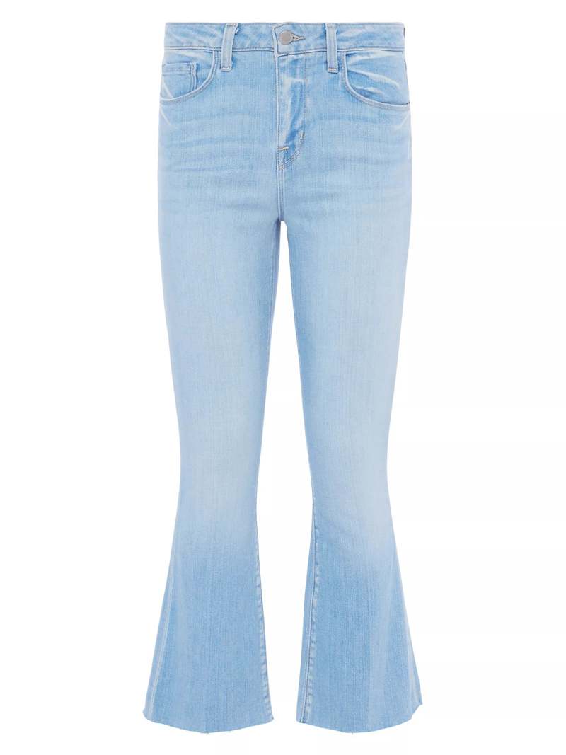 L'agence Kendra High Rise Crop Flare Jeans