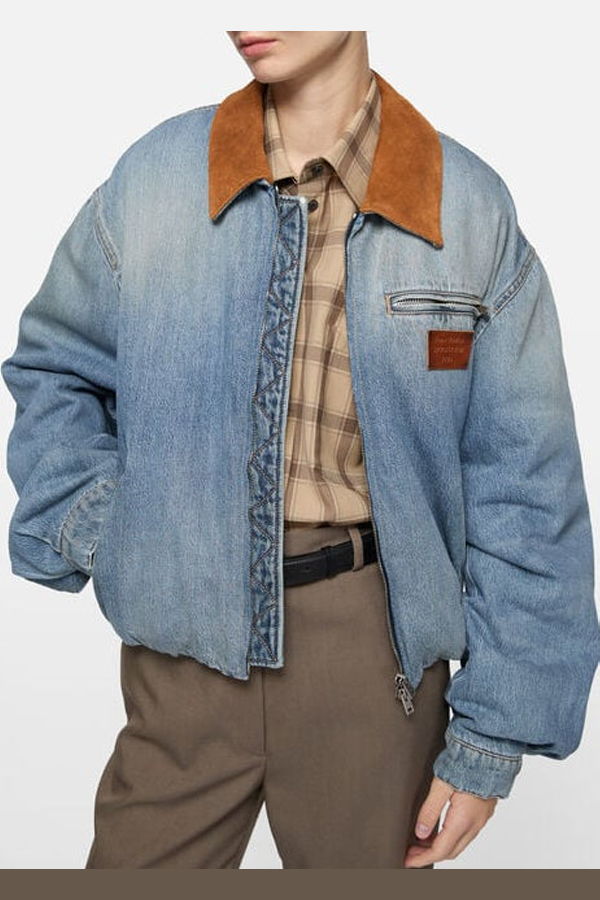 Acne Studios Denim Bomber Jacket