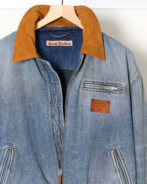 Acne Studios Denim Bomber Jacket