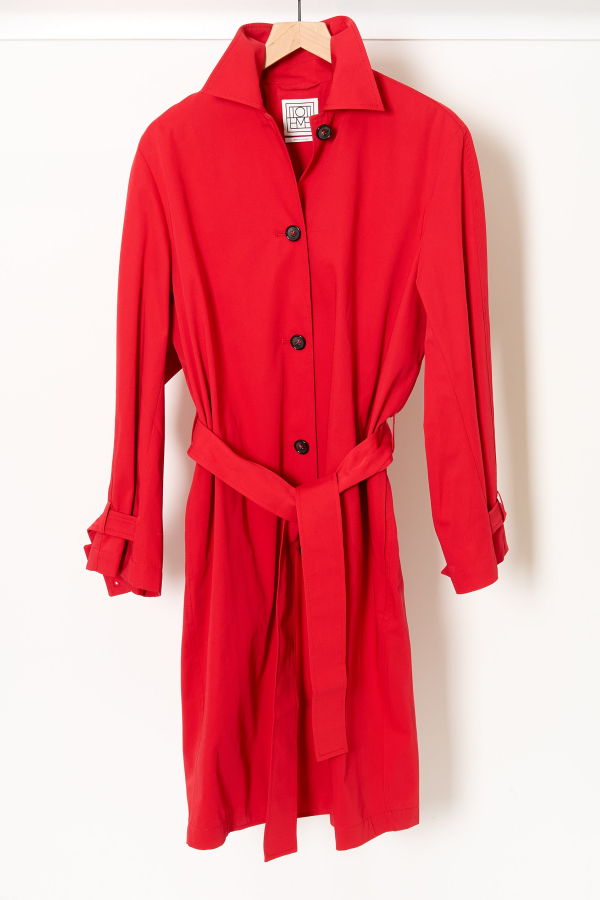 Totême Light Spring Trench Coat - Poppy