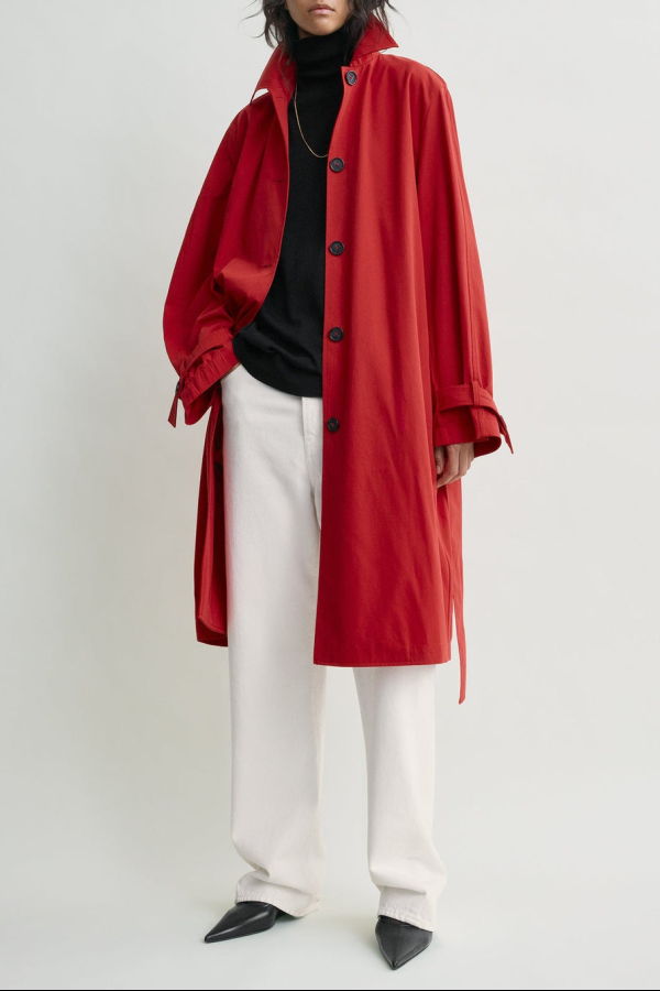 Totême Light Spring Trench Coat - Poppy