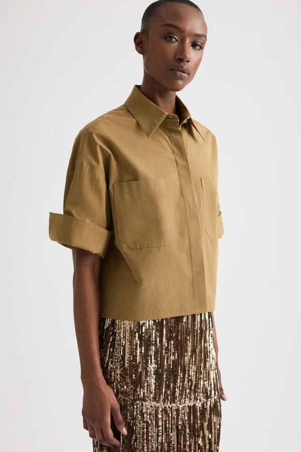 TWP My Newest Mistake Cotton Shirt - Ermine