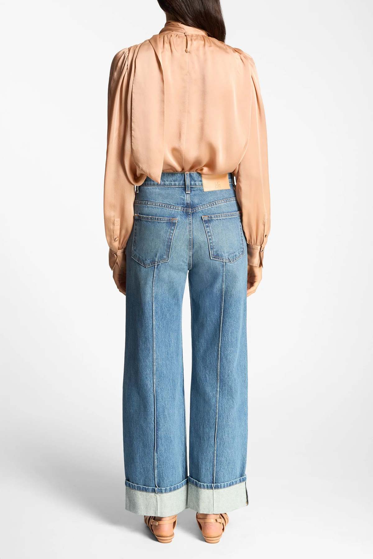 Ulla Johnson Genevieve High Rise Wide-Leg Jeans - Image 4 of 7