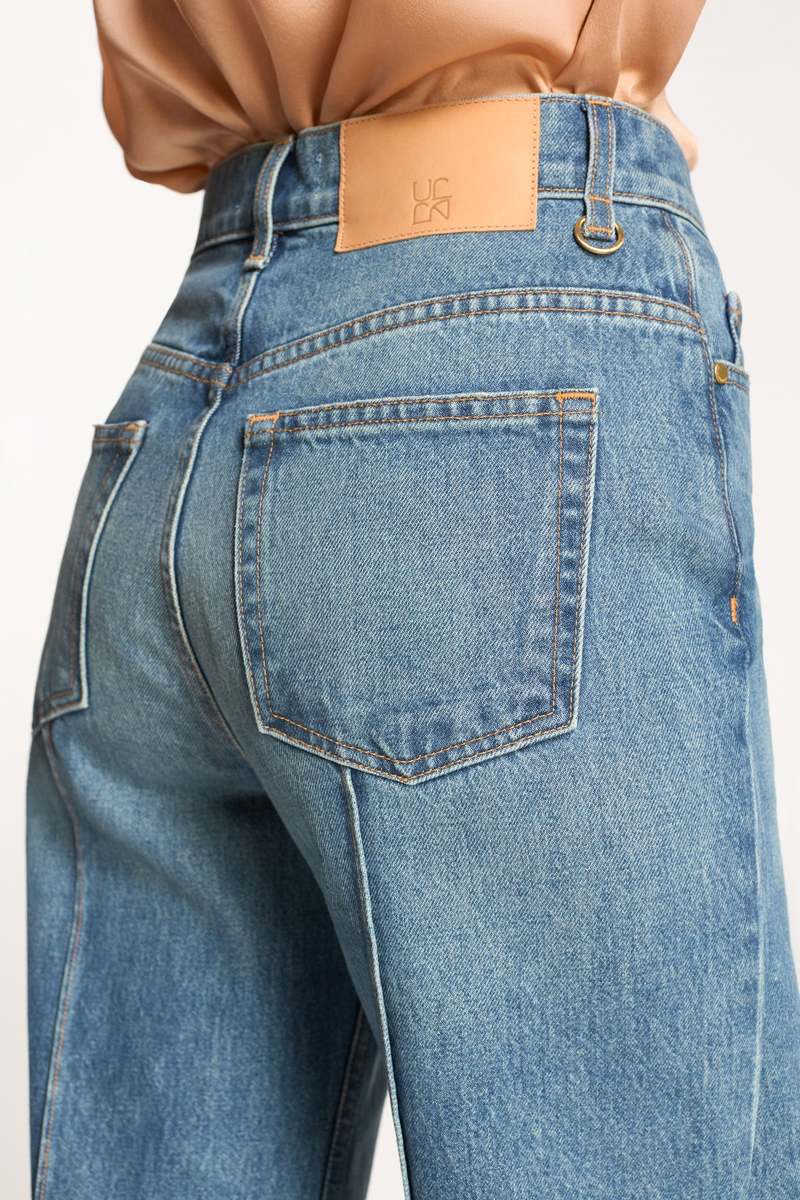 Ulla Johnson Genevieve High Rise Wide-Leg Jeans