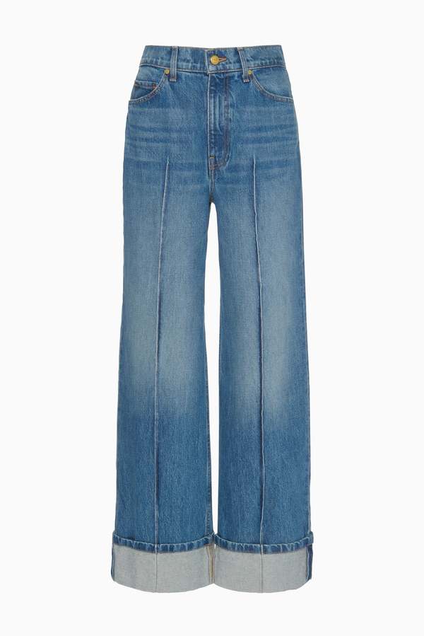 Ulla Johnson Genevieve High Rise Wide-Leg Jeans