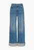 Ulla Johnson Genevieve High Rise Wide-Leg Jeans - Thumbnail 7