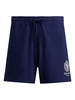 Polo Ralph Lauren 5-Inch Relaxed Fit Jersey Graphic Short - Navy - Thumbnail 1