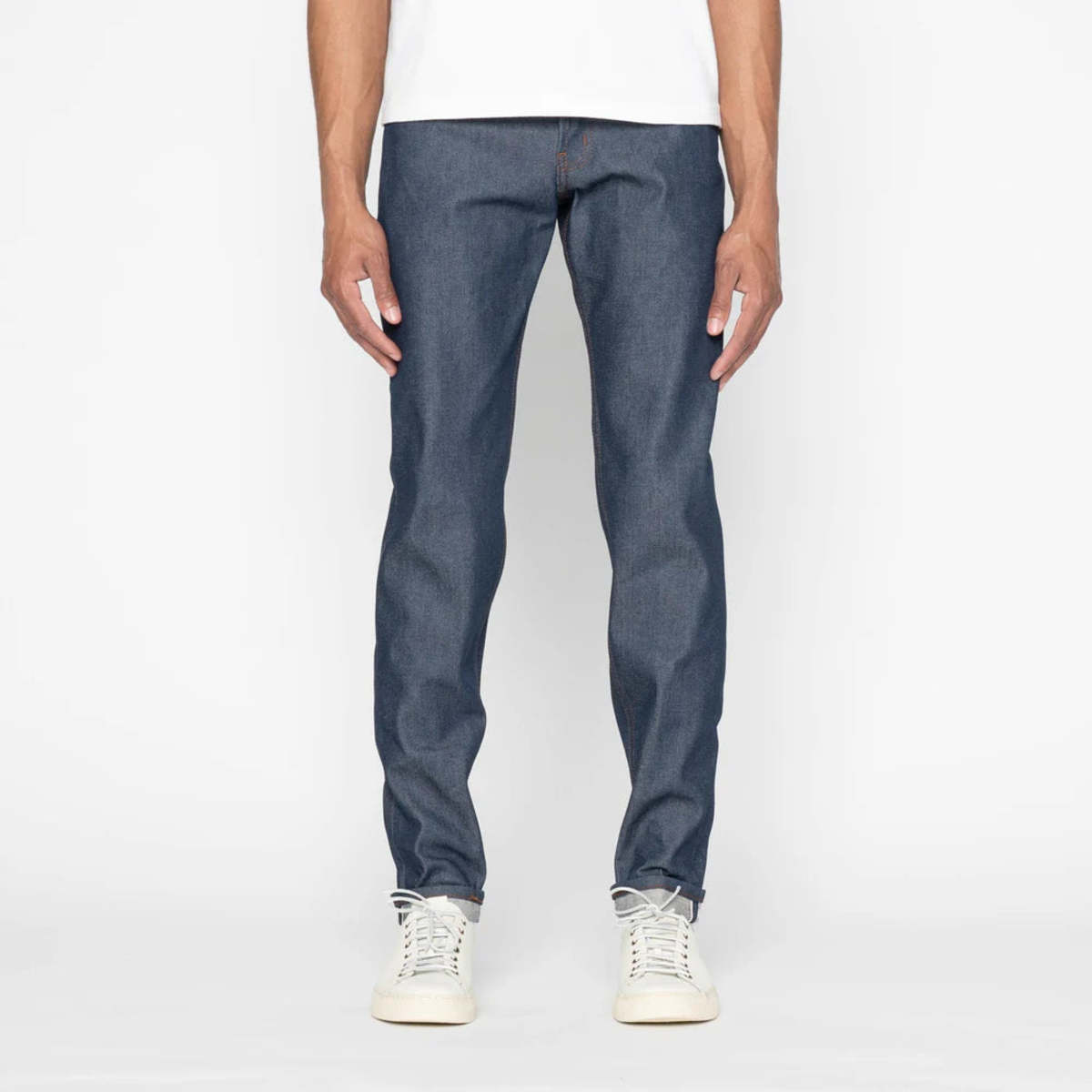 Naked & Famous Easy Guy Natural Indigo Jeans - Indigo - Image 2 of 7