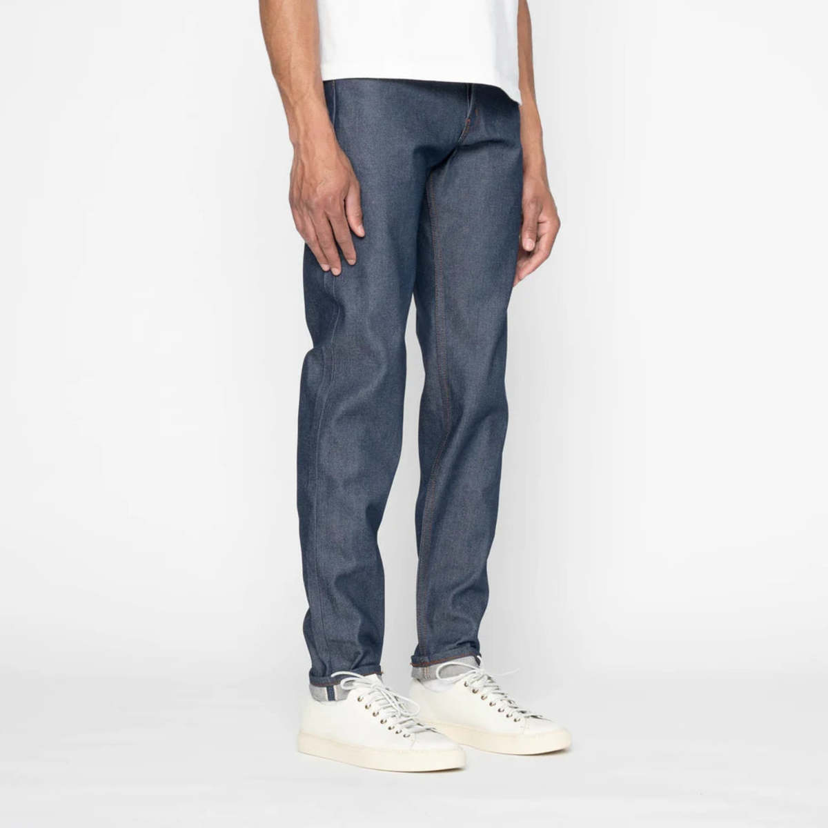 Naked & Famous Easy Guy Natural Indigo Jeans - Indigo - Image 3 of 7