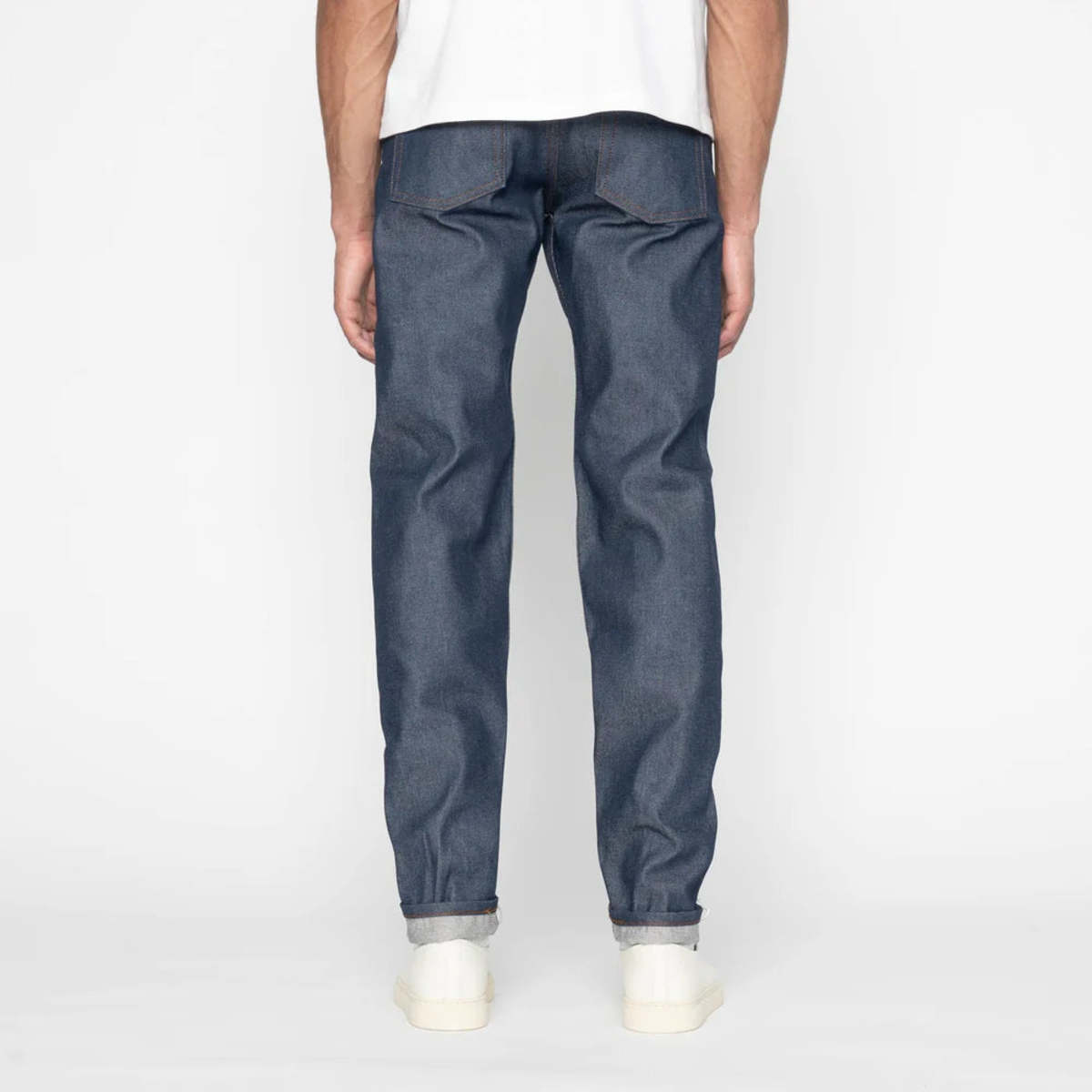 Naked & Famous Easy Guy Natural Indigo Jeans - Indigo - Image 4 of 7
