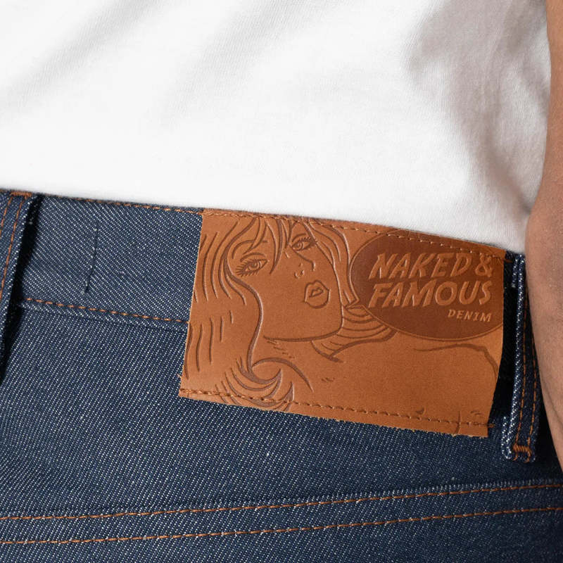 Naked & Famous Easy Guy Natural Indigo Jeans - Indigo