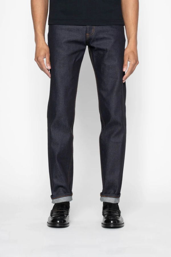 Naked & Famous Easy Guy Nightshade Stretch Jeans - Night