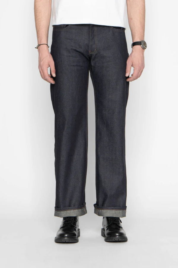 Naked & Famous Strong Guy Hemp Blend Jeans - Indigo