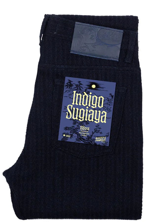 Naked & Famous Weird Guy Indigo Sugiaya Jeans - Indigo