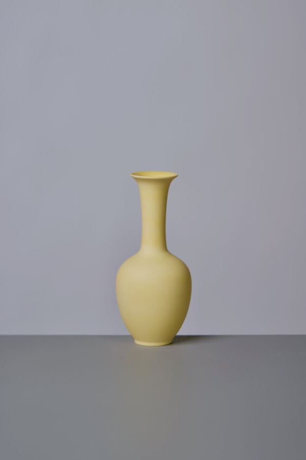 Middle Kingdom Matte Porcelain Mini Lotus Vase