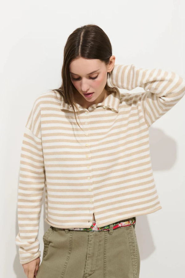 Alex Mill Taylor Cardigan in Stripe