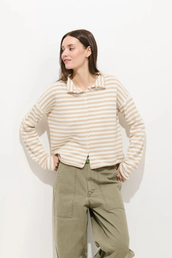 Alex Mill Taylor Cardigan in Stripe