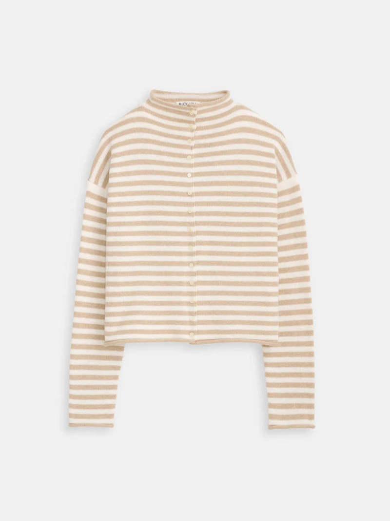 Alex Mill Taylor Cardigan in Stripe