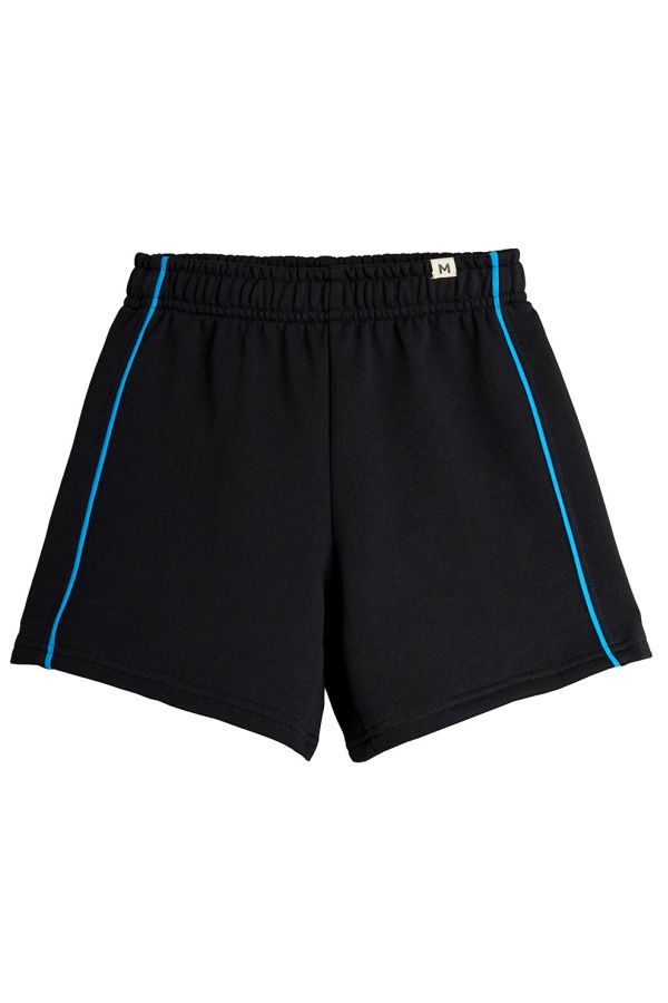 KIDS Mini Rodini Child Shorts With Piping - Black