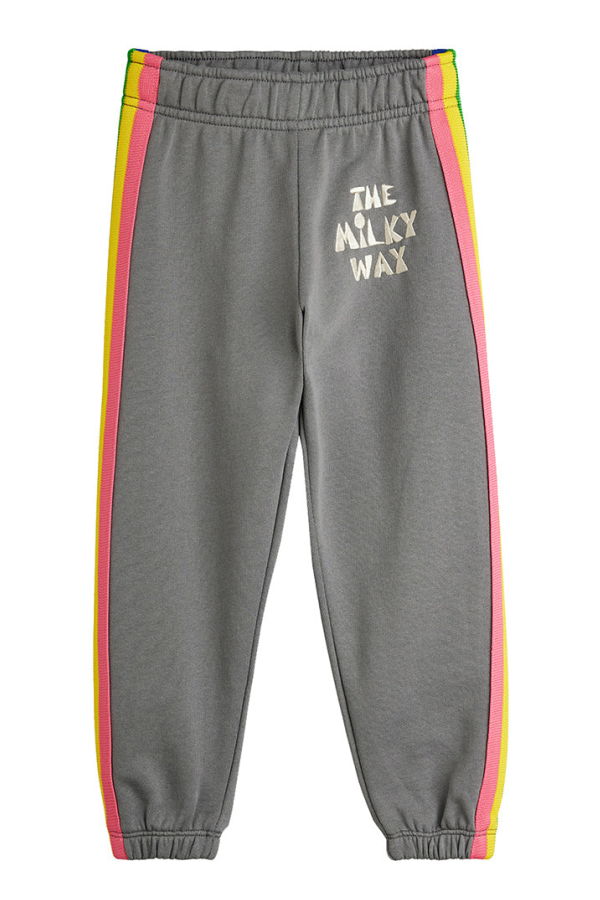 KIDS Mini Rodini The Milky Way Rainbow Sweatpants - Gray