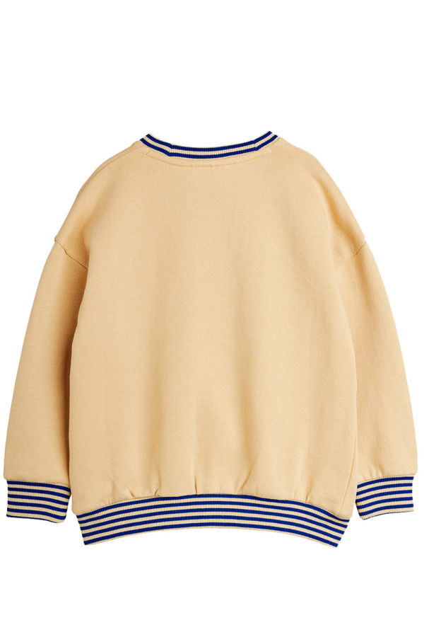 KIDS Mini Rodini Football Chenille Sweatshirt - Beige