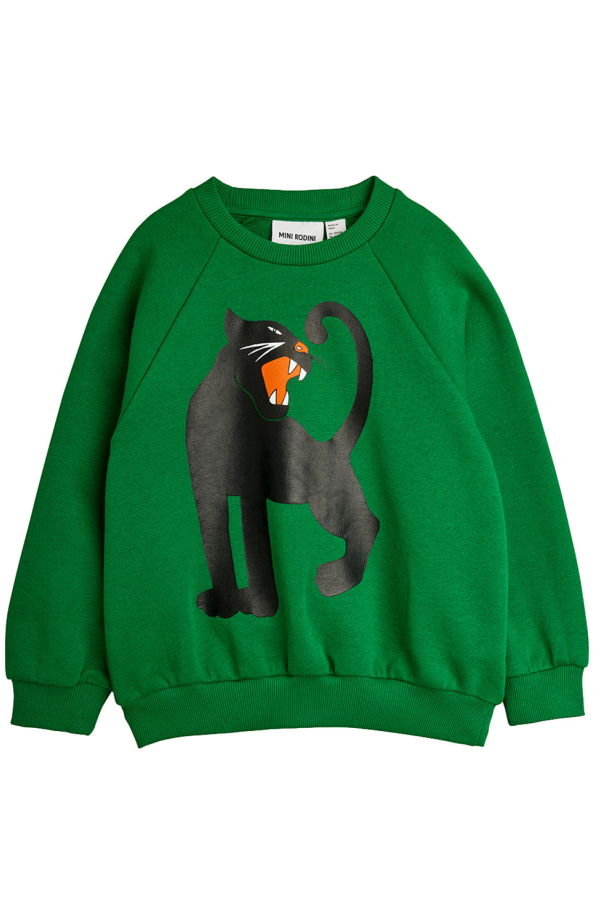KIDS Mini Rodini Sweatshirt Panther - Green