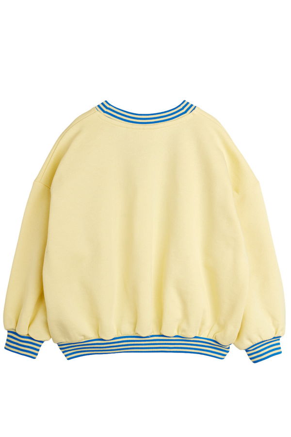 KIDS Mini Rodini To The Moon Embroidery Sweatshirt - Yellow