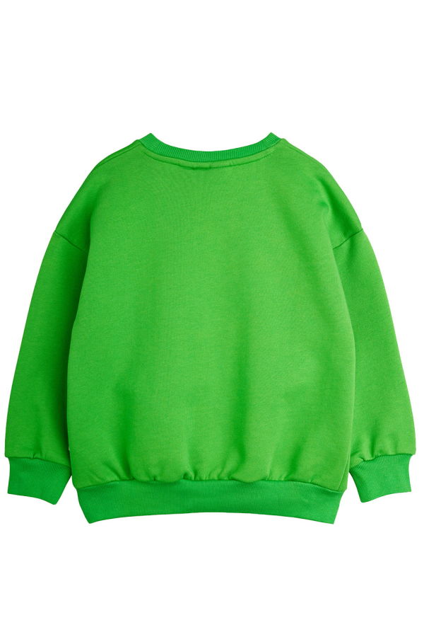 KIDS Mini Rodini To The Moon Print Sweatshirt - Green