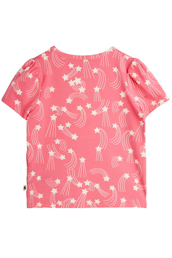 KIDS Mini Rodini Starfall Print T-Shirt - Pink