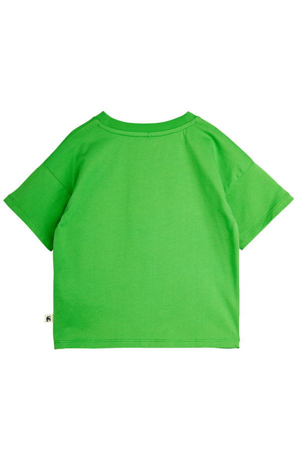 KIDS Mini Rodini To The Moon Print T-Shirt - Green