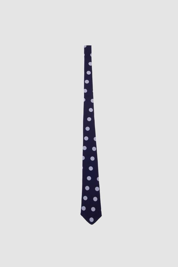 Universal Works Bold Dot Print Rayon Tie