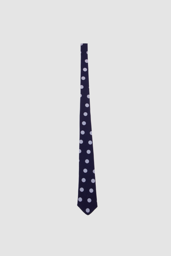 Universal Works Bold Dot Print Rayon Tie