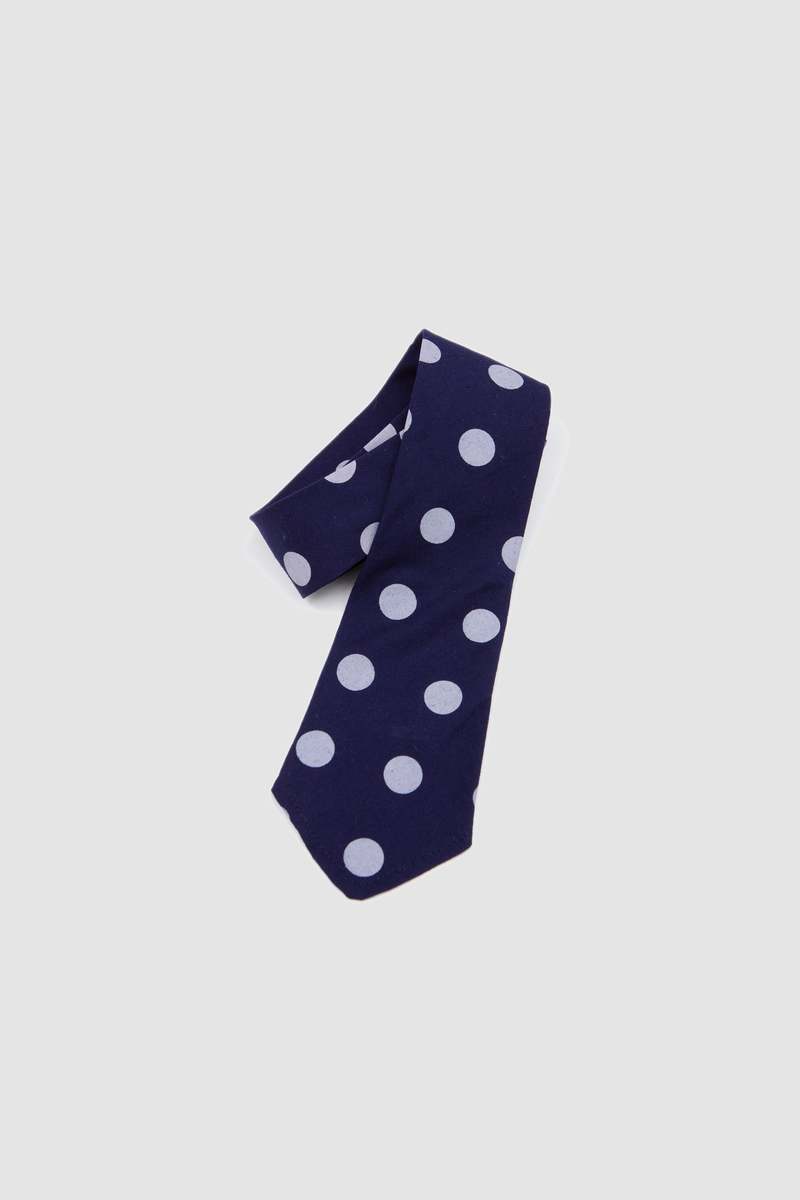 Universal Works Bold Dot Print Rayon Tie