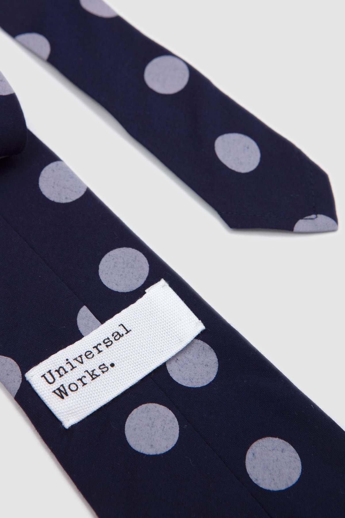Universal Works Bold Dot Print Rayon Tie - Image 5 of 6