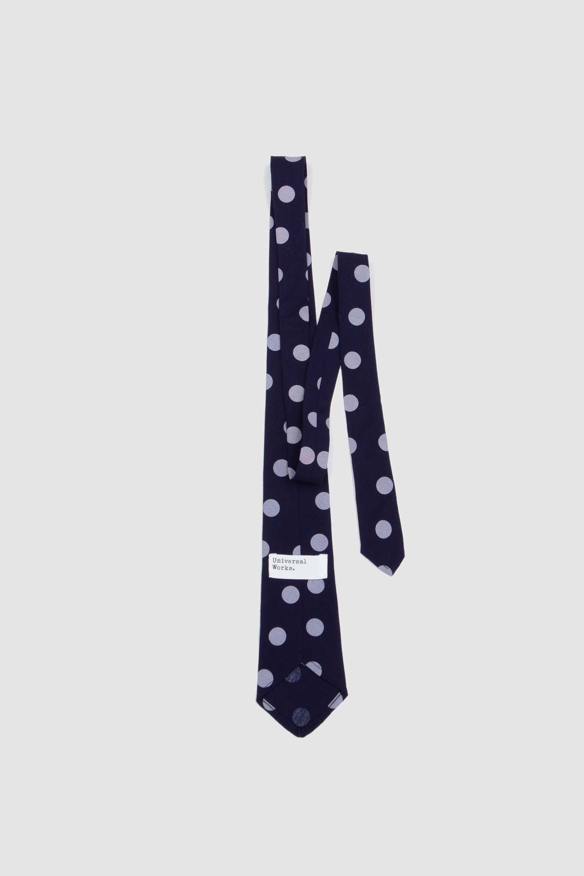 Universal Works Bold Dot Print Rayon Tie - Image 6 of 6