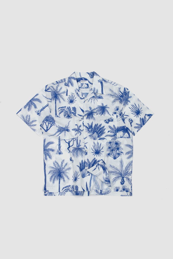 Universal Works Camp Jungle Toile Poplin Shirt