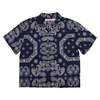 KIDS The New Society Aster Bandana Print Shirt - Navy Blue - Thumbnail 1
