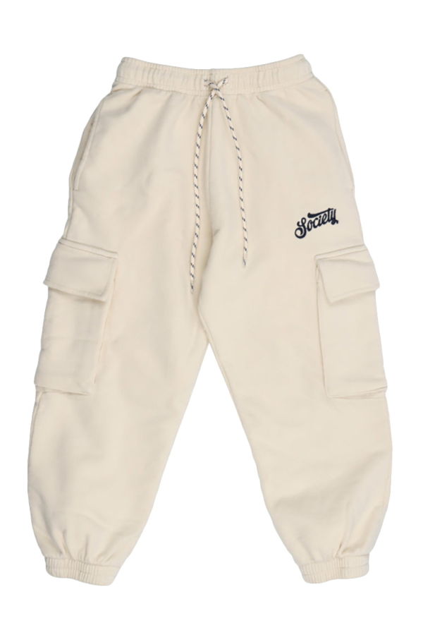 KIDS The New Society Finnia Cargo Sweatpants - Cream