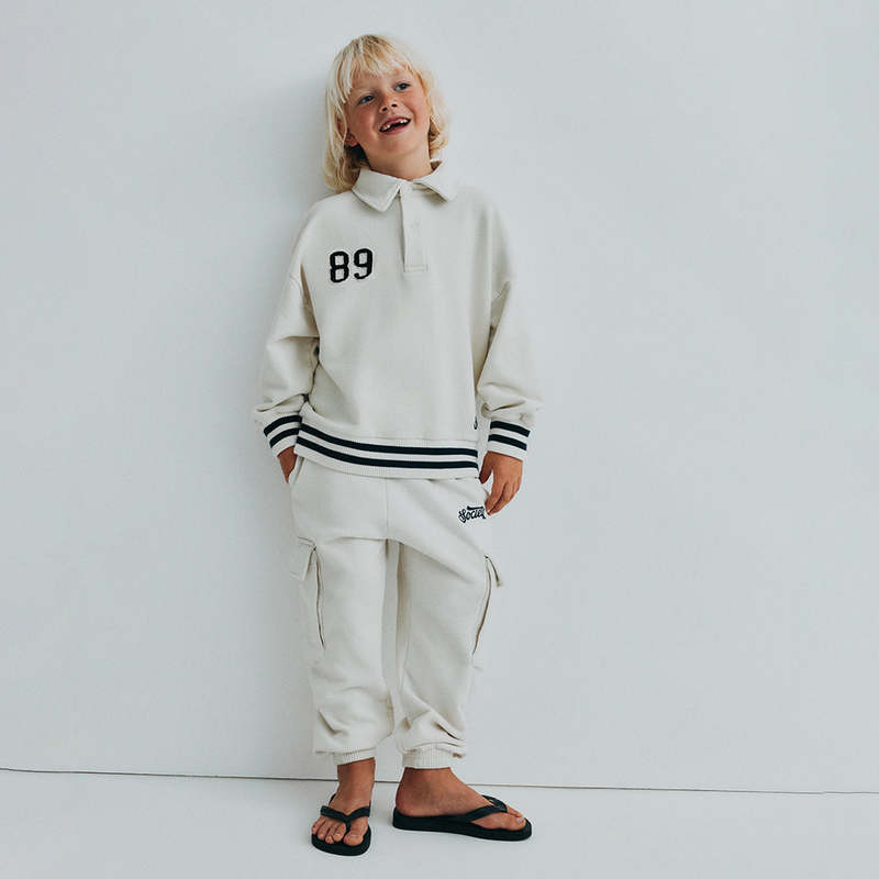 KIDS The New Society Finnia Cargo Sweatpants - Cream