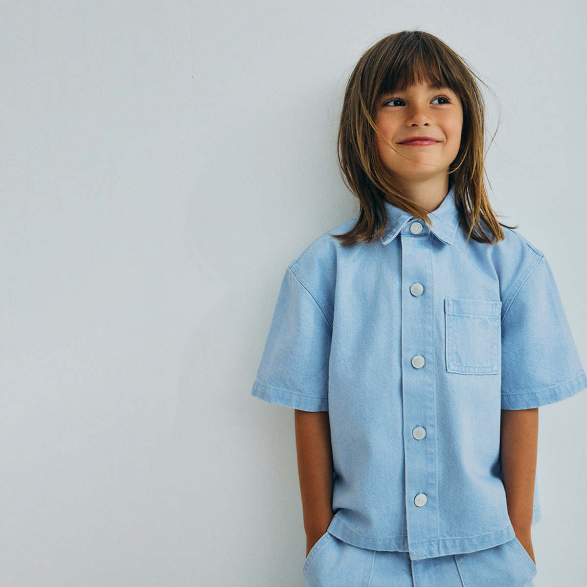 KIDS The New Society Ginger Shirt - Blue - Image 5 of 7