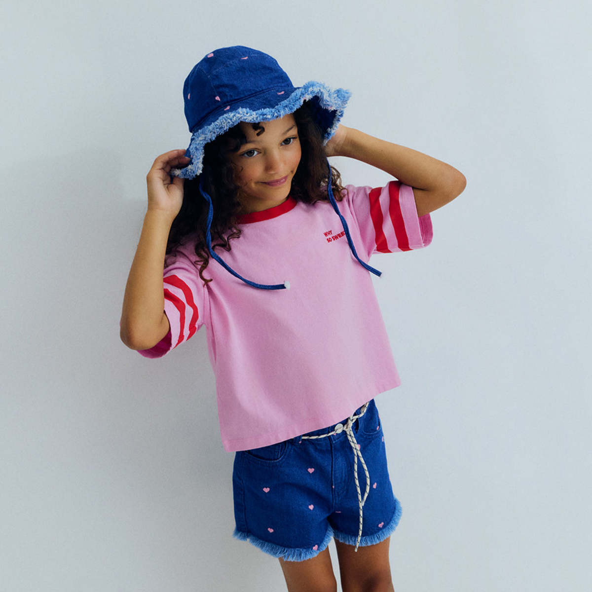 KIDS The New Society Lys Bucket Hat - Blue - Image 2 of 2