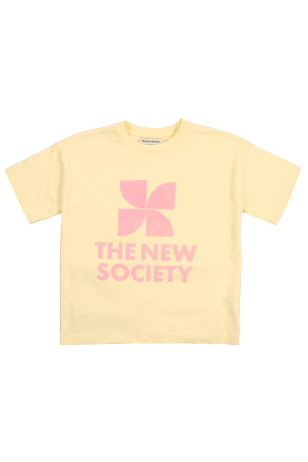 KIDS The New Society TNS Logo T-Shirt - Yellow
