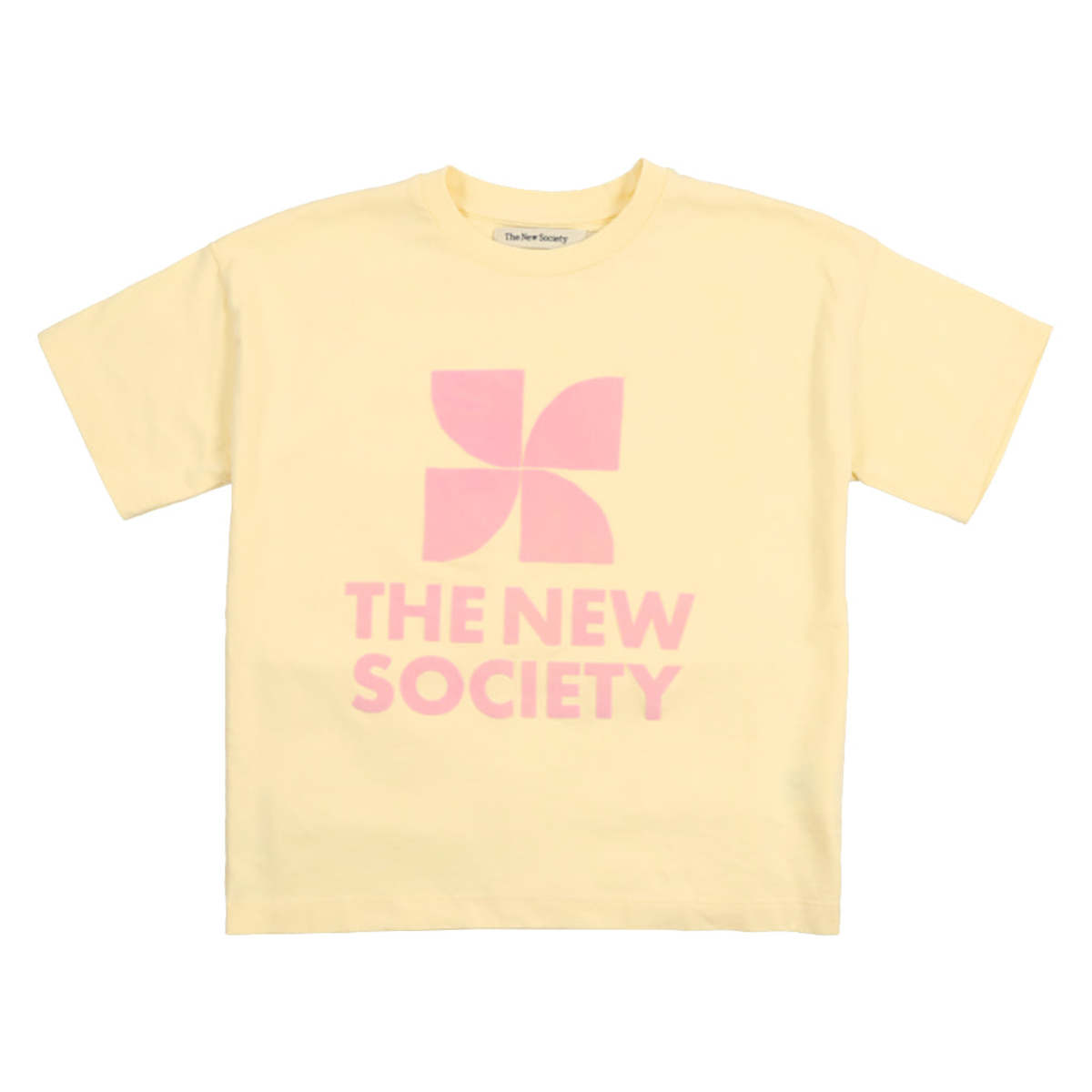 KIDS The New Society TNS Logo T-Shirt - Yellow - Image 1 of 4