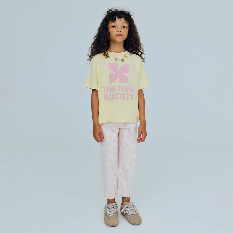 KIDS The New Society TNS Logo T-Shirt - Yellow